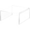 Plymor Clear Acrylic Short Square Display Riser, 3" H x 6" W x 6" D (3/16" thick)